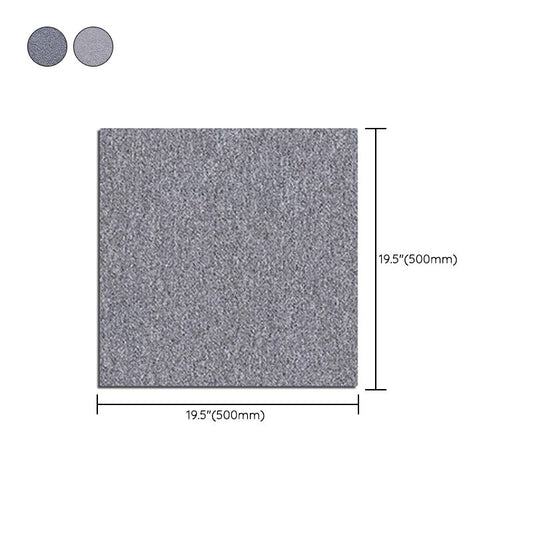 Carpet Tile Non-Skid Fade Resistant Solid Color Self Peel and Stick Carpet Tiles Clearhalo 'Carpet Tiles & Carpet Squares' 'carpet_tiles_carpet_squares' 'Flooring 'Home Improvement' 'home_improvement' 'home_improvement_carpet_tiles_carpet_squares' Walls and Ceiling' 1200x1200_5c408830-00c8-4a76-8845-1174dcd80a50