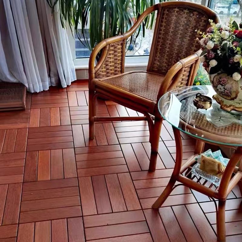 Striped Pattern Snapping Decking Tiles Composite Tile Kit Outdoor Patio Clearhalo 'Home Improvement' 'home_improvement' 'home_improvement_outdoor_deck_tiles_planks' 'Outdoor Deck Tiles & Planks' 'Outdoor Flooring & Tile' 'Outdoor Remodel' 'outdoor_deck_tiles_planks' 1200x1200_5c56f3eb-5c08-4683-9cfa-cc5b703d9563