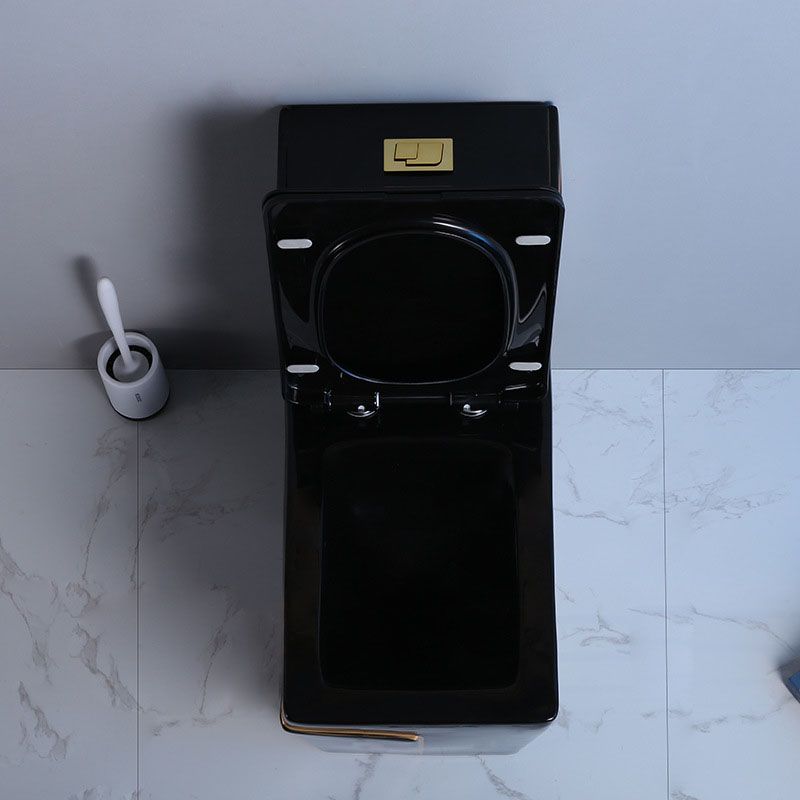 Household Water-saving Toilet Siphon One-piece Large-diameter Toilet in Black Finish Clearhalo 'Bathroom Remodel & Bathroom Fixtures' 'Home Improvement' 'home_improvement' 'home_improvement_toilets' 'Toilets & Bidets' 'Toilets' 1200x1200_5c6a99e6-3d9f-4daa-8eba-0dd92d7d47f4