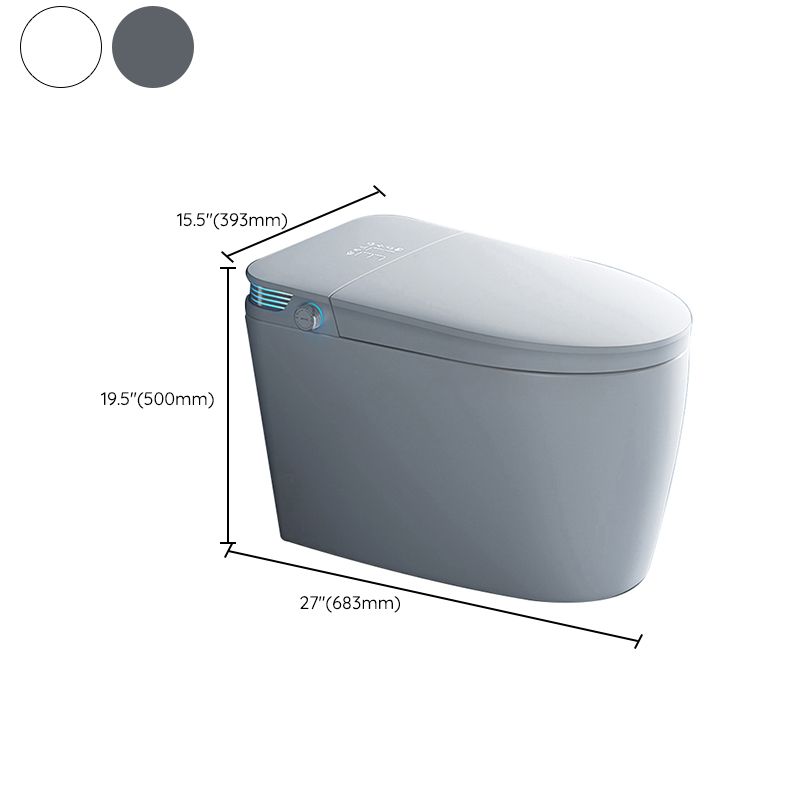 Vitreous China Classic Elongated Bidet with Heated Seat - 15.5" W Clearhalo 'Bathroom Remodel & Bathroom Fixtures' 'Bidets' 'Home Improvement' 'home_improvement' 'home_improvement_bidets' 'Toilets & Bidets' 1200x1200_5c701dc2-b24c-489b-8944-0c71eacc48ea