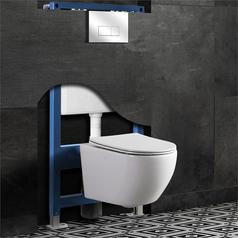 Contemporary All-In-One Flush Toilet Wall Mount Porcelain Urine Toilet Clearhalo 'Bathroom Remodel & Bathroom Fixtures' 'Home Improvement' 'home_improvement' 'home_improvement_toilets' 'Toilets & Bidets' 'Toilets' 1200x1200_5cae03b2-4dc7-41b9-90c9-ab0a0c222148
