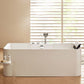 Acrylic Rectangular Bathtub Freestanding Soaking Bathtub , 31.5" Wide Clearhalo 'Bathroom Remodel & Bathroom Fixtures' 'Bathtubs' 'Home Improvement' 'home_improvement' 'home_improvement_bathtubs' 'Showers & Bathtubs' 1200x1200_5cb457ec-118e-444a-bbc4-f4586217bc55