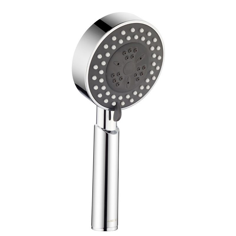 Contemporary Shower Head Combo Metal Round Handheld Shower Head Clearhalo 'Bathroom Remodel & Bathroom Fixtures' 'Home Improvement' 'home_improvement' 'home_improvement_shower_heads' 'Shower Heads' 'shower_heads' 'Showers & Bathtubs Plumbing' 'Showers & Bathtubs' 1200x1200_5d089783-638a-4a22-bf1c-48a5623b7f36