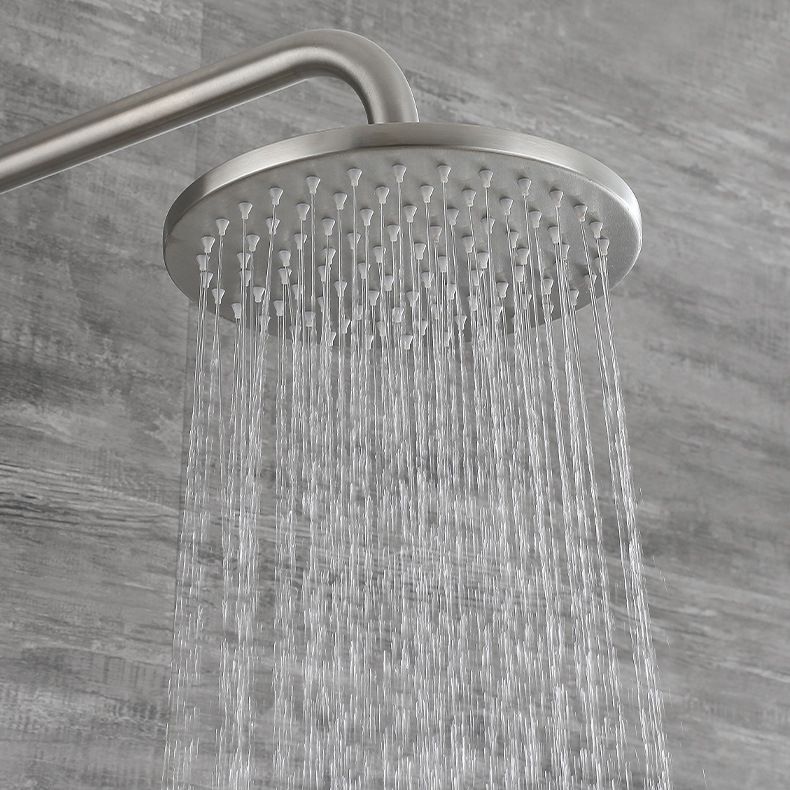 Modern Shower System Stainless Steel Adjustable Shower Head Shower Combo Clearhalo 'Bathroom Remodel & Bathroom Fixtures' 'Home Improvement' 'home_improvement' 'home_improvement_shower_faucets' 'Shower Faucets & Systems' 'shower_faucets' 'Showers & Bathtubs Plumbing' 'Showers & Bathtubs' 1200x1200_5d21bfb7-1684-489a-a949-0dcf0503bc79