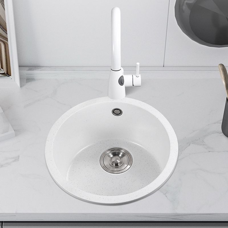 White 9" H Sink Single Bowl Drop-In Kitchen Sink with Soundproofing Clearhalo 'Home Improvement' 'home_improvement' 'home_improvement_kitchen_sinks' 'Kitchen Remodel & Kitchen Fixtures' 'Kitchen Sinks & Faucet Components' 'Kitchen Sinks' 'kitchen_sinks' 1200x1200_5d242553-6212-459f-85a7-6ee1dbec4f86
