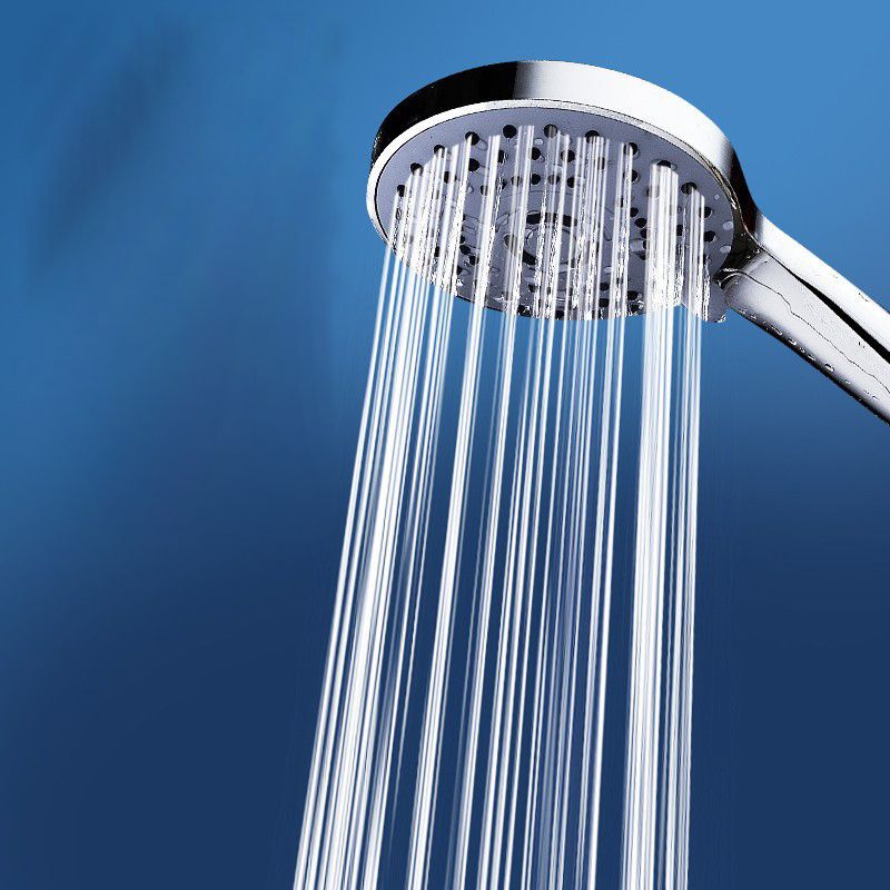 Modern Plastic Shower Head Round Handheld Shower Head with Adjustable Water Flow Clearhalo 'Bathroom Remodel & Bathroom Fixtures' 'Home Improvement' 'home_improvement' 'home_improvement_shower_heads' 'Shower Heads' 'shower_heads' 'Showers & Bathtubs Plumbing' 'Showers & Bathtubs' 1200x1200_5d2c722c-0ad1-474f-a618-3096c127720c