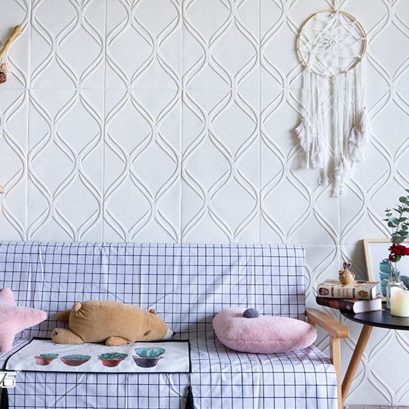 Contemporary Waterproof Wall Plank Stripe Brick Bedroom Wall Panels Clearhalo 'Flooring 'Home Improvement' 'home_improvement' 'home_improvement_wall_paneling' 'Wall Paneling' 'wall_paneling' 'Walls & Ceilings' Walls and Ceiling' 1200x1200_5d2e610e-d2ac-431a-aa29-8b96e8ef7ece