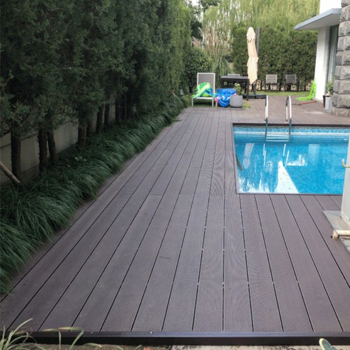 Rectangle Composite Deck Plank 157.5" x 5.5" Outdoor Patio Flooring Plank Clearhalo 'Home Improvement' 'home_improvement' 'home_improvement_outdoor_deck_tiles_planks' 'Outdoor Deck Tiles & Planks' 'Outdoor Flooring & Tile' 'Outdoor Remodel' 'outdoor_deck_tiles_planks' 1200x1200_5d42e6cf-90cc-46bd-9934-2fa71af7056f