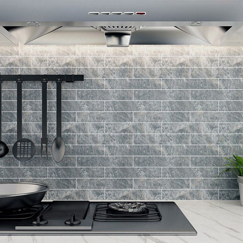 Peel & Stick Tile Square Stain Resistant Plastic Peel and Stick Tiles for Kitchen 20 Pack Clearhalo 'Flooring 'Home Improvement' 'home_improvement' 'home_improvement_peel_stick_blacksplash' 'Peel & Stick Backsplash Tile' 'peel_stick_blacksplash' 'Walls & Ceilings' Walls and Ceiling' 1200x1200_5d4943ce-c7c5-4b39-a960-0b7172d32df9