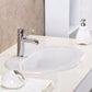 Oval Undermount Bathroom Sink Porcelain Shut-Off Valve Included Bathroom Sink Clearhalo 'Bathroom Remodel & Bathroom Fixtures' 'Bathroom Sinks & Faucet Components' 'Bathroom Sinks' 'bathroom_sink' 'Home Improvement' 'home_improvement' 'home_improvement_bathroom_sink' 1200x1200_5d54cec8-19b5-4832-b56d-e9967e32438b
