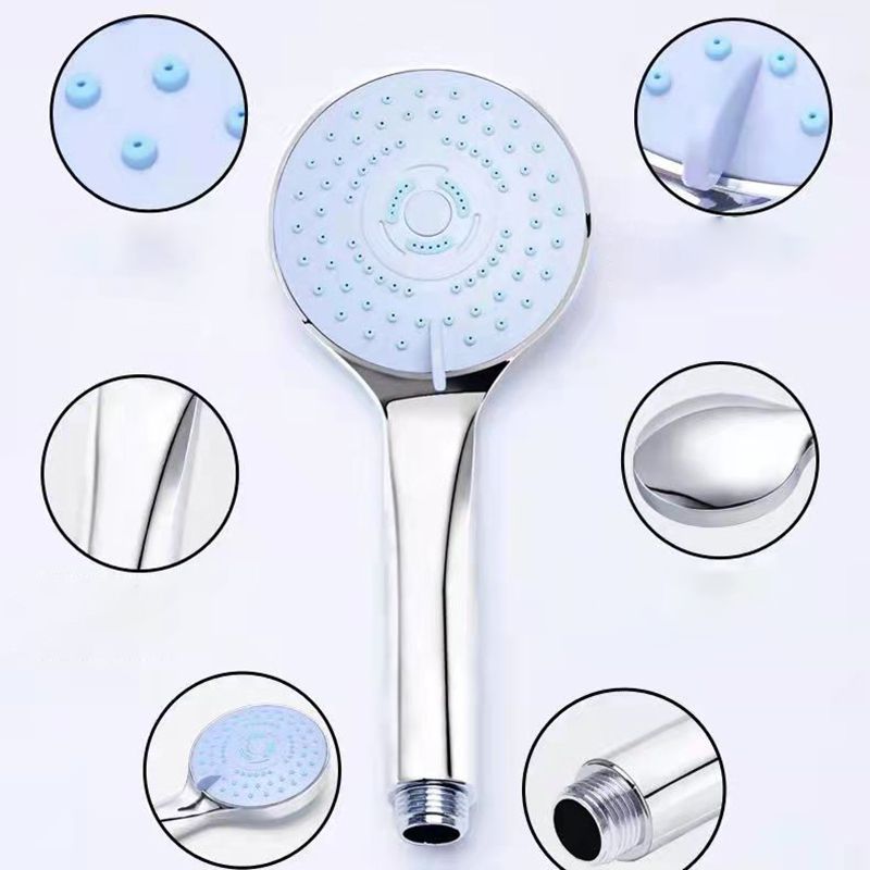 Plastic Handheld Shower Head Bathroom Shower Head with Adjustable Water Flow Clearhalo 'Bathroom Remodel & Bathroom Fixtures' 'Home Improvement' 'home_improvement' 'home_improvement_shower_heads' 'Shower Heads' 'shower_heads' 'Showers & Bathtubs Plumbing' 'Showers & Bathtubs' 1200x1200_5d550ed4-c8a9-43bc-b6a3-ce3885155b49