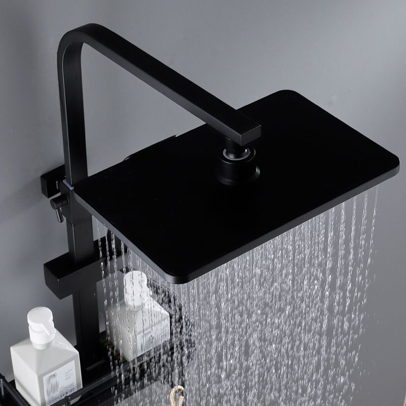 Modern Style Shower System Wall Mounted Spot Resist Shower System with Hand Shower Clearhalo 'Bathroom Remodel & Bathroom Fixtures' 'Home Improvement' 'home_improvement' 'home_improvement_shower_faucets' 'Shower Faucets & Systems' 'shower_faucets' 'Showers & Bathtubs Plumbing' 'Showers & Bathtubs' 1200x1200_5d87db37-ff49-4c65-bcbf-758ae3ff2401