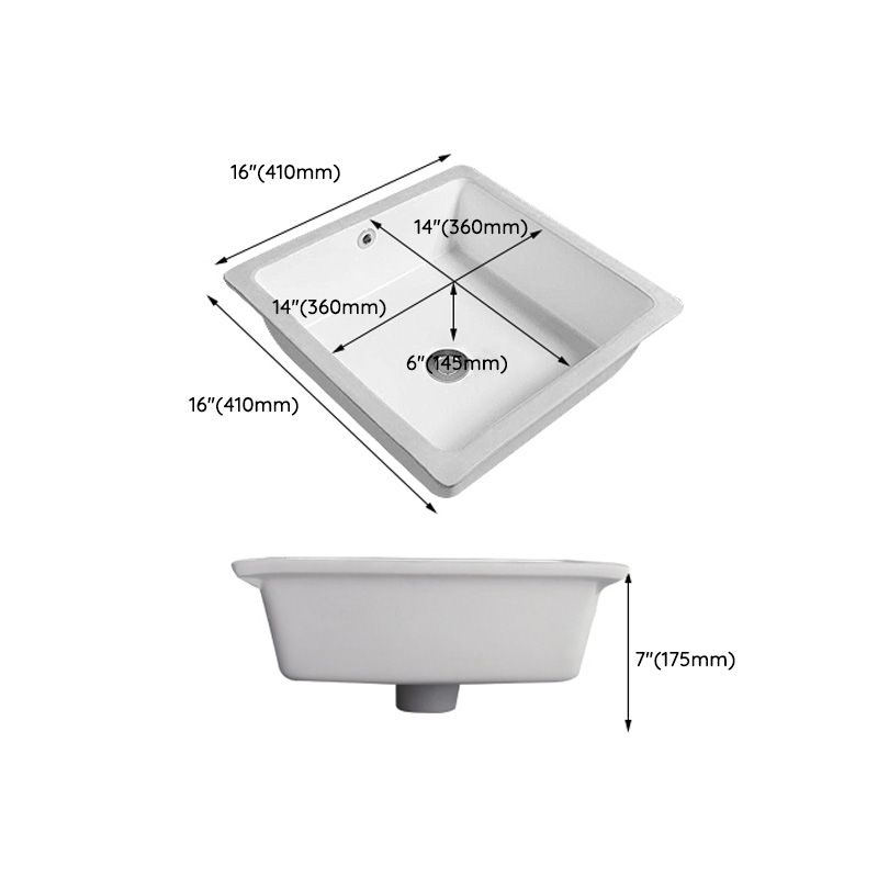 Traditional Undermount Vanity Sink Round Porcelain with Overflow Basin Sink Clearhalo 'Bathroom Remodel & Bathroom Fixtures' 'Bathroom Sinks & Faucet Components' 'Bathroom Sinks' 'bathroom_sink' 'Home Improvement' 'home_improvement' 'home_improvement_bathroom_sink' 1200x1200_5da124e2-92a5-4a6c-b33c-1d0a80b238db