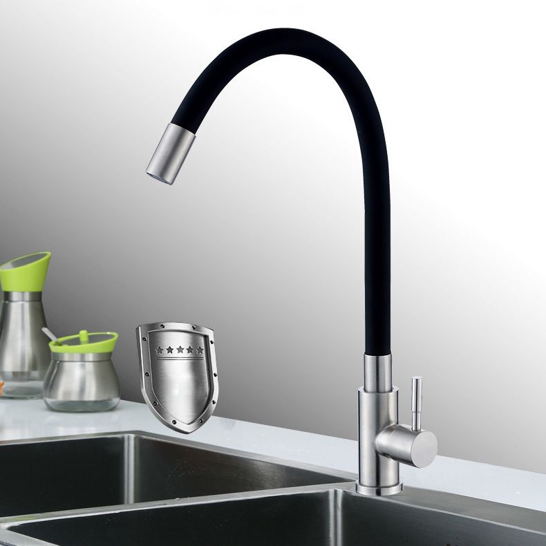 Modern 1-Handle Faucets Touchless with Water Dispenser Standard Kitchen Faucets Clearhalo 'Home Improvement' 'home_improvement' 'home_improvement_kitchen_faucets' 'Kitchen Faucets' 'Kitchen Remodel & Kitchen Fixtures' 'Kitchen Sinks & Faucet Components' 'kitchen_faucets' 1200x1200_5da1779d-3a3c-4df8-b08a-45d085e15da9