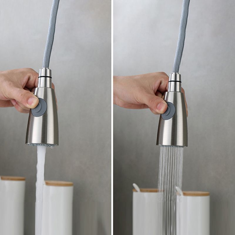 Modern Faucets 1-Handle Pull down with Water Dispenser Standard Kitchen Faucets Clearhalo 'Home Improvement' 'home_improvement' 'home_improvement_kitchen_faucets' 'Kitchen Faucets' 'Kitchen Remodel & Kitchen Fixtures' 'Kitchen Sinks & Faucet Components' 'kitchen_faucets' 1200x1200_5db00286-bc64-45e0-ac05-23e69b4caf37