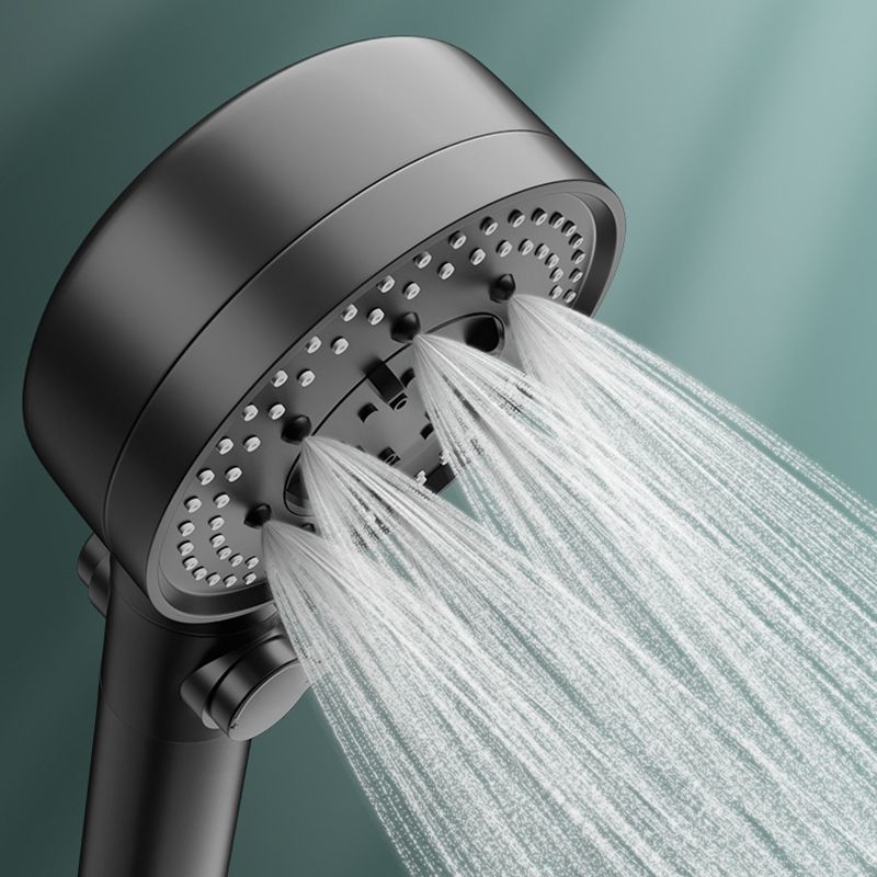 Bathroom Shower Head 5-Jet Round Hand Shower Holder Wall-Mount Shower Head Clearhalo 'Bathroom Remodel & Bathroom Fixtures' 'Home Improvement' 'home_improvement' 'home_improvement_shower_heads' 'Shower Heads' 'shower_heads' 'Showers & Bathtubs Plumbing' 'Showers & Bathtubs' 1200x1200_5dcd36ce-31bc-412d-9ad7-4fb5c85d7b18