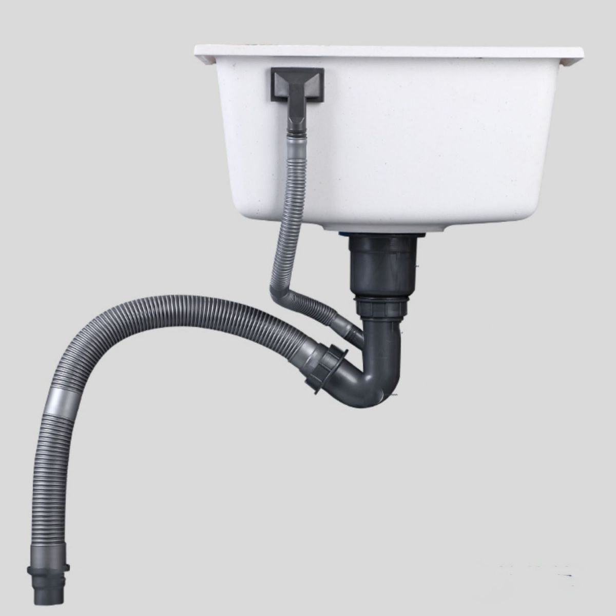 Modern Style Kitchen Sink Quartz Single Bowl Kitchen Sink with Square Shape Clearhalo 'Home Improvement' 'home_improvement' 'home_improvement_kitchen_sinks' 'Kitchen Remodel & Kitchen Fixtures' 'Kitchen Sinks & Faucet Components' 'Kitchen Sinks' 'kitchen_sinks' 1200x1200_5de628ef-2c7e-4529-b87e-4615d9b7a0d8