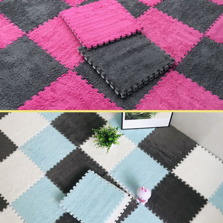 Fade Resistant Carpet Tile Solid Color Interlocking Carpet Floor Tile Clearhalo 'Carpet Tiles & Carpet Squares' 'carpet_tiles_carpet_squares' 'Flooring 'Home Improvement' 'home_improvement' 'home_improvement_carpet_tiles_carpet_squares' Walls and Ceiling' 1200x1200_5df930f3-f400-4215-87f3-dc5d942ded84