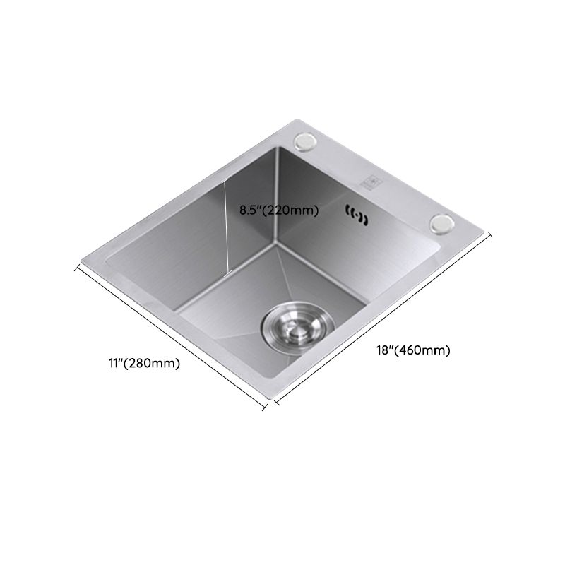 Classic Style Kitchen Sink Drop-In Stainless Steel Corrosion Resistant Kitchen Sink Clearhalo 'Home Improvement' 'home_improvement' 'home_improvement_kitchen_sinks' 'Kitchen Remodel & Kitchen Fixtures' 'Kitchen Sinks & Faucet Components' 'Kitchen Sinks' 'kitchen_sinks' 1200x1200_5e10893a-925f-47f5-bb1e-926ab59fe473