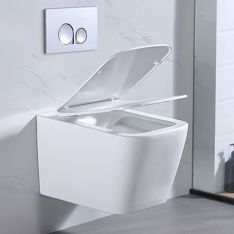 Modern Wall Hung Toilet Bowl 1-Piece Urine Toilet with Seat for Washroom Clearhalo 'Bathroom Remodel & Bathroom Fixtures' 'Home Improvement' 'home_improvement' 'home_improvement_toilets' 'Toilets & Bidets' 'Toilets' 1200x1200_5e2fdaae-ae04-4d29-a6d5-0bdb043b483a