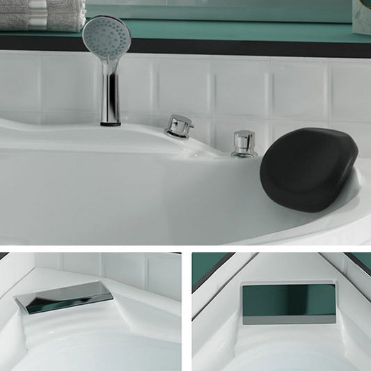 Modern Free Form Bathroom Bathtub Soaking with Drain Bath Tub Clearhalo 'Bathroom Remodel & Bathroom Fixtures' 'Bathtubs' 'Home Improvement' 'home_improvement' 'home_improvement_bathtubs' 'Showers & Bathtubs' 1200x1200_5e387a30-987b-4582-ad12-e83d5ee259b6