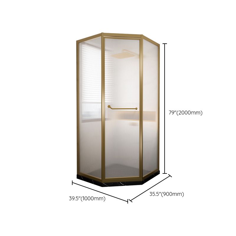 Framed Silver Shower Enclosure Clear Easy Clean Glass Shower Enclosure Clearhalo 'Bathroom Remodel & Bathroom Fixtures' 'Home Improvement' 'home_improvement' 'home_improvement_shower_stalls_enclosures' 'Shower Stalls & Enclosures' 'shower_stalls_enclosures' 'Showers & Bathtubs' 1200x1200_5e5cbf65-9a5f-4388-9145-e88e1a133512