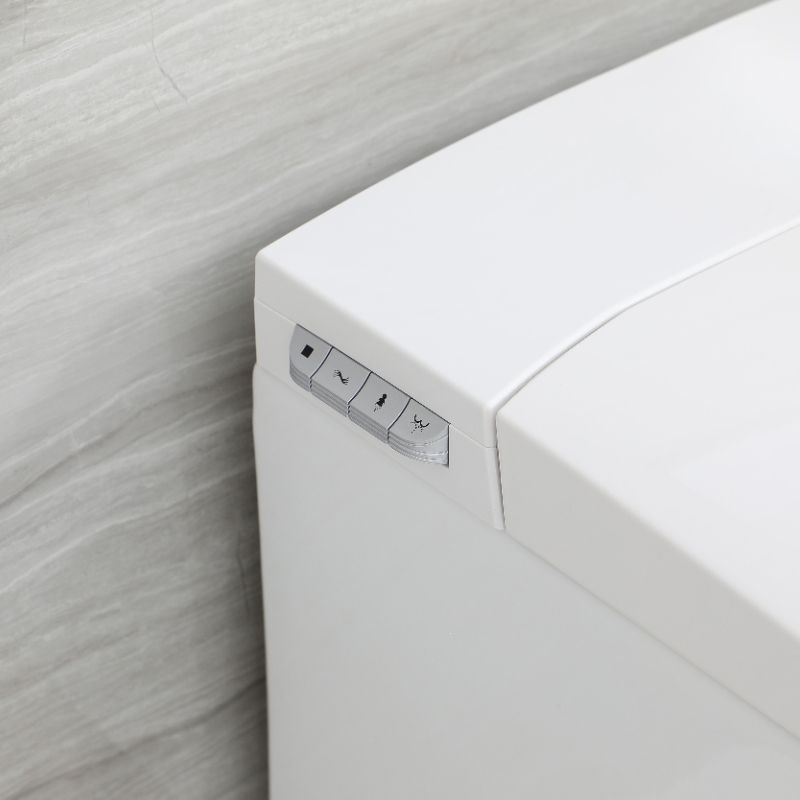 Contemporary Wall Hung Toilet Set Elongated Bowl Shape Smart Bidet Clearhalo 'Bathroom Remodel & Bathroom Fixtures' 'Bidets' 'Home Improvement' 'home_improvement' 'home_improvement_bidets' 'Toilets & Bidets' 1200x1200_5e6f81b2-71cc-4374-8702-0191807cd3f3