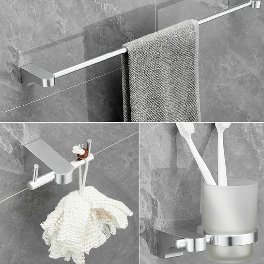 6-Piece Chrome Bathroom Accessory as Individual or as a Set with Towel Ring Bar Clearhalo 'Bathroom Hardware Sets' 'Bathroom Hardware' 'Bathroom Remodel & Bathroom Fixtures' 'bathroom_hardware_sets' 'Home Improvement' 'home_improvement' 'home_improvement_bathroom_hardware_sets' 1200x1200_5e70d9ec-67df-45d4-8da9-22b2ce18df8e