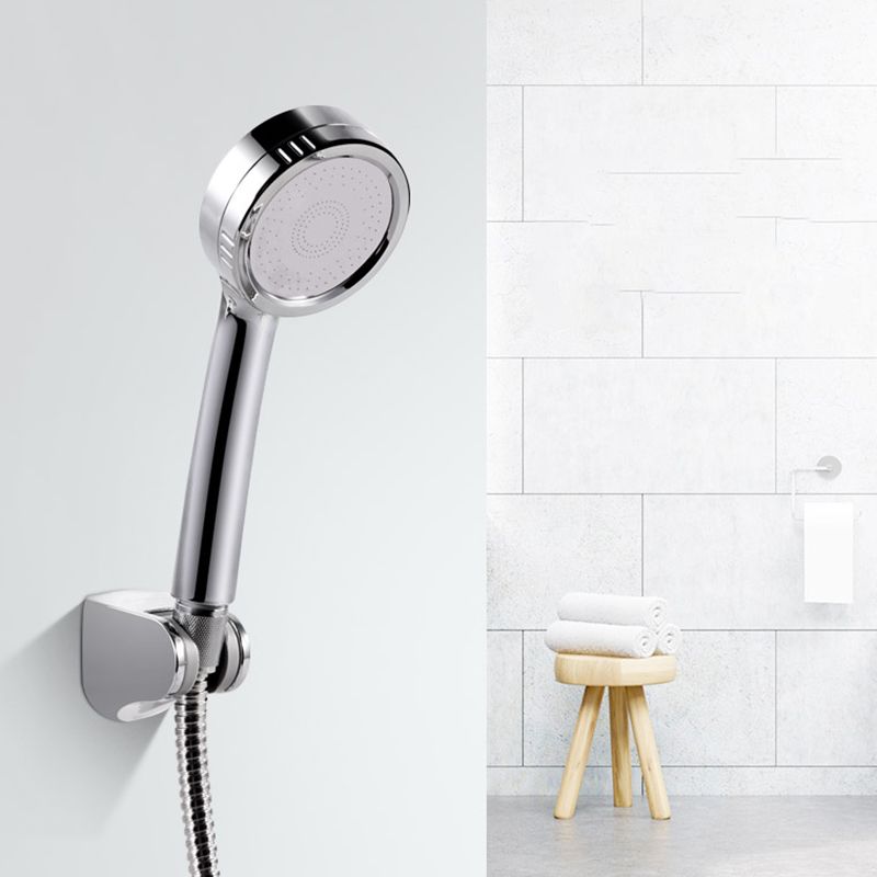 Modern Handheld Shower Head 5-Spray Patterns Chrome Round Wall-Mount Shower Head Clearhalo 'Bathroom Remodel & Bathroom Fixtures' 'Home Improvement' 'home_improvement' 'home_improvement_shower_heads' 'Shower Heads' 'shower_heads' 'Showers & Bathtubs Plumbing' 'Showers & Bathtubs' 1200x1200_5e786b7e-0e9c-40e8-a652-b56ce77773e4