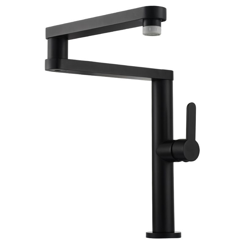 Modern Faucet 1-Handle Touchless Stainless Steel Low Profile Pot Filler Kitchen Faucet Clearhalo 'Home Improvement' 'home_improvement' 'home_improvement_kitchen_faucets' 'Kitchen Faucets' 'Kitchen Remodel & Kitchen Fixtures' 'Kitchen Sinks & Faucet Components' 'kitchen_faucets' 1200x1200_5edb7d0f-e849-4cd3-b76c-c3d584fe90c7