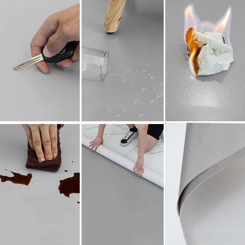 Modern Style PVC Flooring Waterproof Fire Resistant PVC Flooring Clearhalo 'Flooring 'Home Improvement' 'home_improvement' 'home_improvement_vinyl_flooring' 'Vinyl Flooring' 'vinyl_flooring' Walls and Ceiling' 1200x1200_5eeae978-e137-4ed3-bb6d-b74256fbd1f1