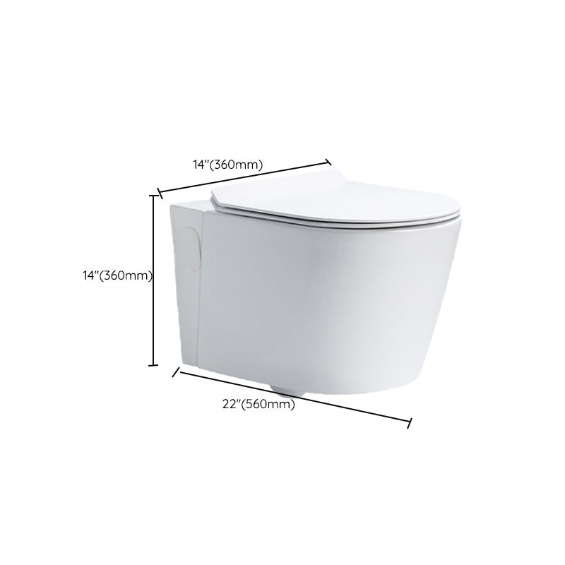 Modern White Flush Toilet Wall Mount Urine Toilet with Seat for Bathroom Clearhalo 'Bathroom Remodel & Bathroom Fixtures' 'Home Improvement' 'home_improvement' 'home_improvement_toilets' 'Toilets & Bidets' 'Toilets' 1200x1200_5f0f9939-2935-4c97-9503-e59c5f732a33