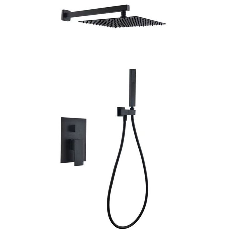 Shower System Square Handheld Shower Knot Handle Shower Trim Clearhalo 'Bathroom Remodel & Bathroom Fixtures' 'Home Improvement' 'home_improvement' 'home_improvement_shower_faucets' 'Shower Faucets & Systems' 'shower_faucets' 'Showers & Bathtubs Plumbing' 'Showers & Bathtubs' 1200x1200_5f1947dc-72c6-49bd-b259-9d395f5314df