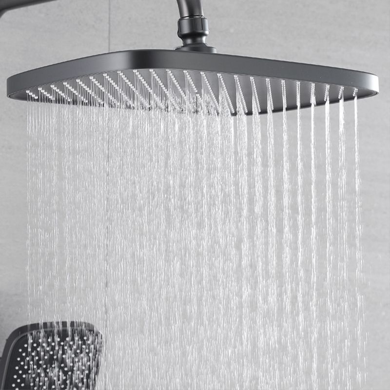 Modern Shower Trim Brass Adjustable Shower Head Wall Mounted Shower Head Combo Clearhalo 'Bathroom Remodel & Bathroom Fixtures' 'Home Improvement' 'home_improvement' 'home_improvement_shower_faucets' 'Shower Faucets & Systems' 'shower_faucets' 'Showers & Bathtubs Plumbing' 'Showers & Bathtubs' 1200x1200_5f1b7ddf-b391-412e-91f5-d7a14f3805ae