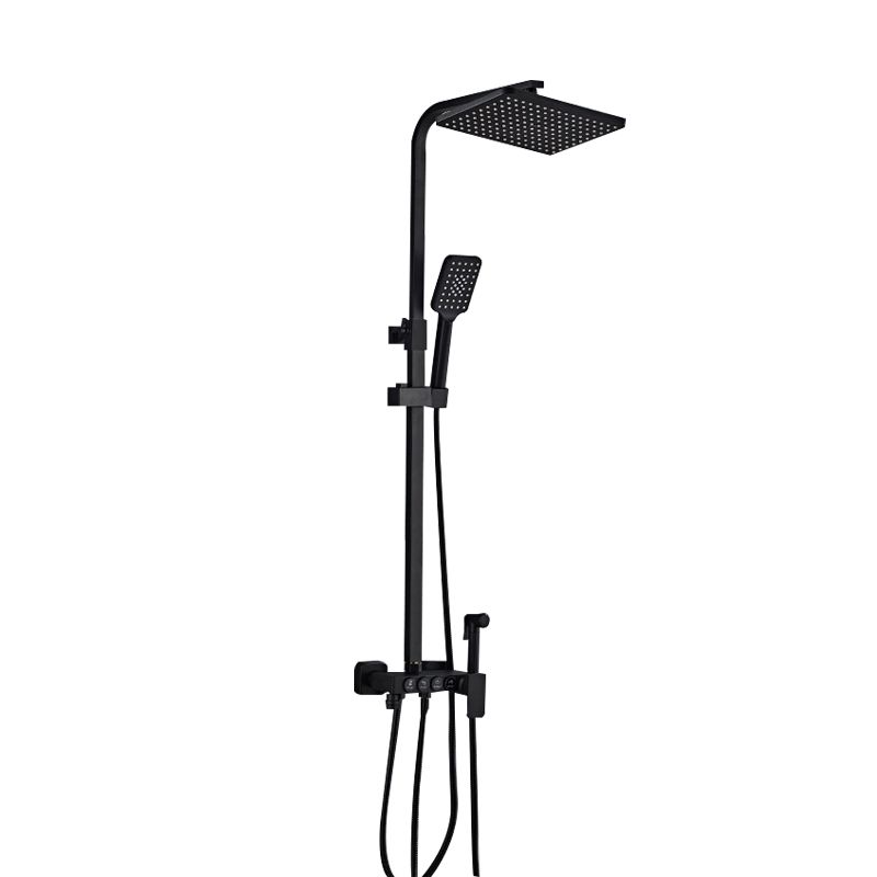 Adjustable Spray Pattern Shower Combo Metal Shower Faucet Arm Shower Head Clearhalo 'Bathroom Remodel & Bathroom Fixtures' 'Home Improvement' 'home_improvement' 'home_improvement_shower_faucets' 'Shower Faucets & Systems' 'shower_faucets' 'Showers & Bathtubs Plumbing' 'Showers & Bathtubs' 1200x1200_5f1dfe35-a586-44f1-bb6e-5149c6d31d29