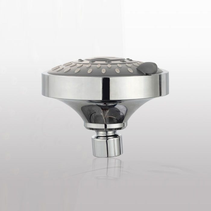 Modern Standard 5 Setting Shower Head Round Metal Adjustable Spray Pattern Showerhead Clearhalo 'Bathroom Remodel & Bathroom Fixtures' 'Home Improvement' 'home_improvement' 'home_improvement_shower_heads' 'Shower Heads' 'shower_heads' 'Showers & Bathtubs Plumbing' 'Showers & Bathtubs' 1200x1200_5f2f30d7-d8ba-4013-a545-7371fcba3e65