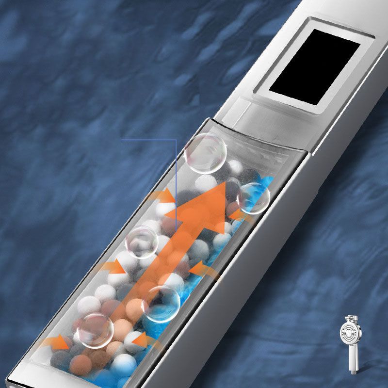 Standard Constant Temperature Shower Head Round Metal Adjustable Spray Pattern Showerhead Clearhalo 'Bathroom Remodel & Bathroom Fixtures' 'Home Improvement' 'home_improvement' 'home_improvement_shower_heads' 'Shower Heads' 'shower_heads' 'Showers & Bathtubs Plumbing' 'Showers & Bathtubs' 1200x1200_5f4b03df-409f-4900-8bbb-35290bca6be7