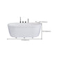 Modern Oval Center Bath Acrylic Freestanding Soaking White Bathtub Clearhalo 'Bathroom Remodel & Bathroom Fixtures' 'Bathtubs' 'Home Improvement' 'home_improvement' 'home_improvement_bathtubs' 'Showers & Bathtubs' 1200x1200_5f658ca5-54a4-4115-b649-727fdd355533