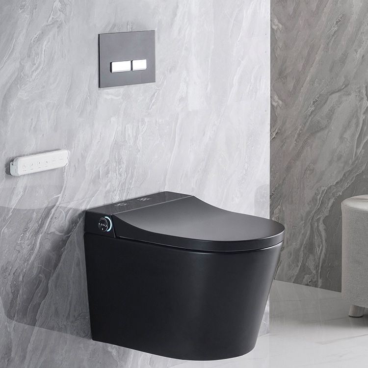 Elongated Wall Hung Toilet Ceramic Smart Toilet with Unlimited Warm Water Clearhalo 'Bathroom Remodel & Bathroom Fixtures' 'Bidets' 'Home Improvement' 'home_improvement' 'home_improvement_bidets' 'Toilets & Bidets' 1200x1200_5f839a75-32b0-414d-a891-4e8d8e78a482