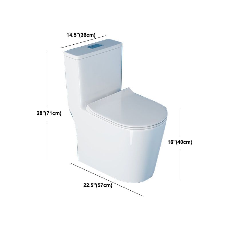 White Elongated One-Piece Toilet Siphon Jet Water Saving Flush Toilet with Toilet Seat Clearhalo 'Bathroom Remodel & Bathroom Fixtures' 'Home Improvement' 'home_improvement' 'home_improvement_toilets' 'Toilets & Bidets' 'Toilets' 1200x1200_5f9c7b67-1ea3-4970-9b9f-e64d33fa00c7