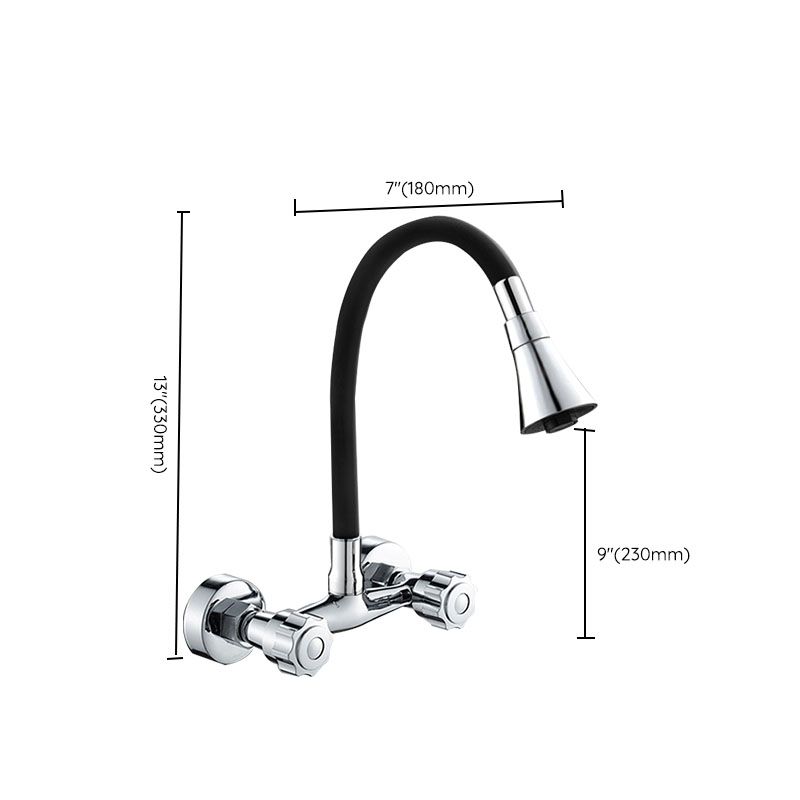 Contemporary Two Handles Kitchen Faucet Pull Down Bar Faucet Clearhalo 'Home Improvement' 'home_improvement' 'home_improvement_kitchen_faucets' 'Kitchen Faucets' 'Kitchen Remodel & Kitchen Fixtures' 'Kitchen Sinks & Faucet Components' 'kitchen_faucets' 1200x1200_5f9f4c80-7657-4a2a-8ac7-0b877e5f4317