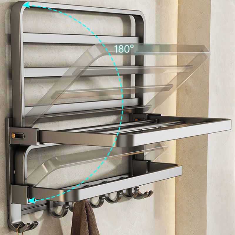 Modern Towel Bar Bathroom Set Bath Shelf Bathroom Accessory Kit Clearhalo 'Bathroom Hardware Sets' 'Bathroom Hardware' 'Bathroom Remodel & Bathroom Fixtures' 'bathroom_hardware_sets' 'Home Improvement' 'home_improvement' 'home_improvement_bathroom_hardware_sets' 1200x1200_5fa3bc50-a17a-4095-834e-adbc7b0f1199