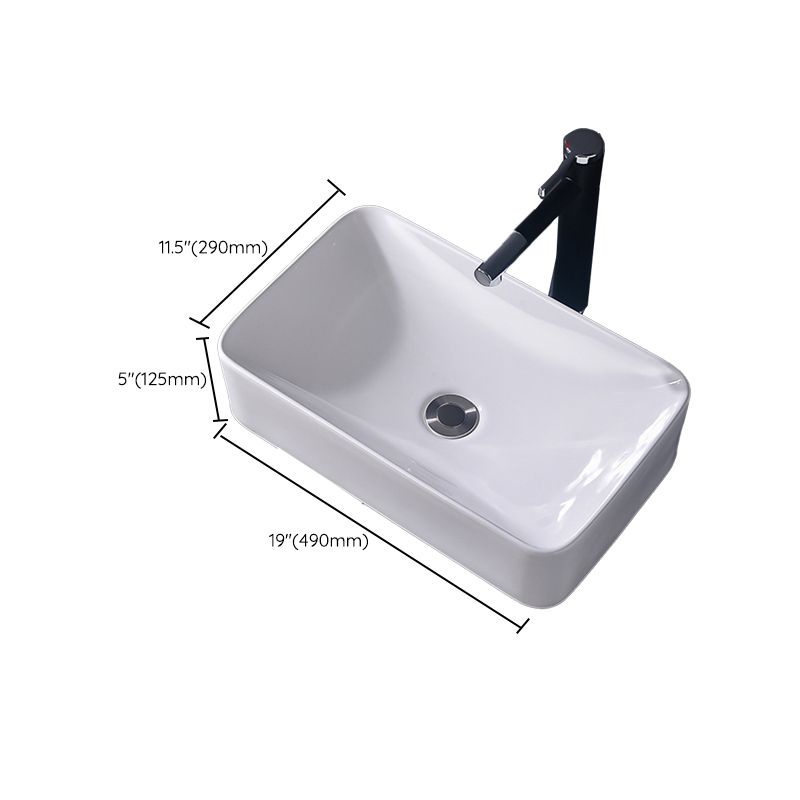 Modern Vessel Bathroom Sink Rectangular Porcelain Basin Sink (Not Include Faucet) Clearhalo 'Bathroom Remodel & Bathroom Fixtures' 'Bathroom Sinks & Faucet Components' 'Bathroom Sinks' 'bathroom_sink' 'Home Improvement' 'home_improvement' 'home_improvement_bathroom_sink' 1200x1200_5fb328d4-63ab-4835-8a53-3f93431daa7d