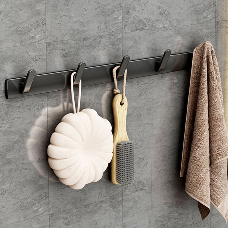 Matte Gray Bathroom Hardware Set Modern Bathroom Accessory Kit Clearhalo 'Bathroom Hardware Sets' 'Bathroom Hardware' 'Bathroom Remodel & Bathroom Fixtures' 'bathroom_hardware_sets' 'Home Improvement' 'home_improvement' 'home_improvement_bathroom_hardware_sets' 1200x1200_5fb6d70c-d10d-49c2-88ca-2f7c50137550