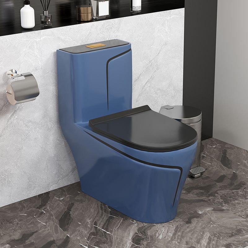 Traditional Flush Toilet Floor Mount One-Piece Toilet with Slow Close Seat Clearhalo 'Bathroom Remodel & Bathroom Fixtures' 'Home Improvement' 'home_improvement' 'home_improvement_toilets' 'Toilets & Bidets' 'Toilets' 1200x1200_5fd60882-199e-4050-9afa-ca995256962a