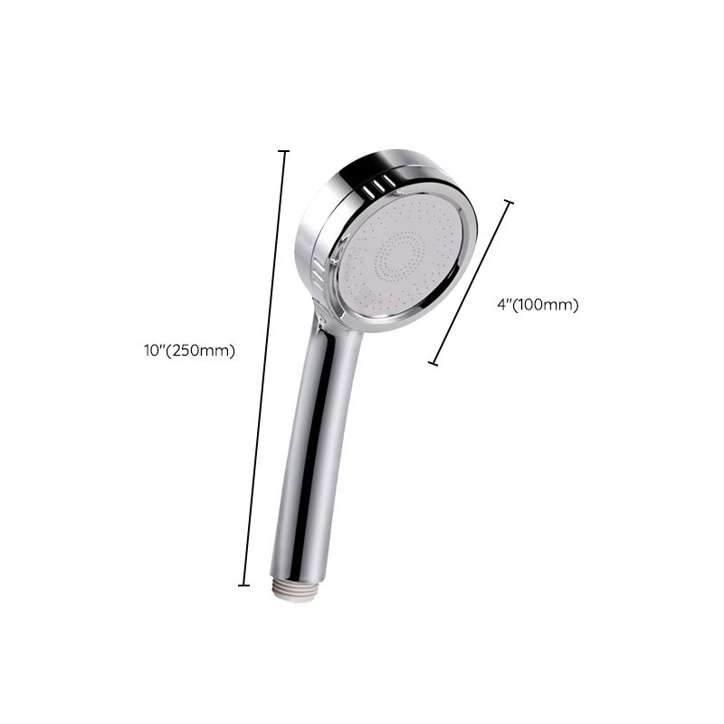 Modern Handheld Shower Head 5-Spray Patterns Chrome Round Wall-Mount Shower Head Clearhalo 'Bathroom Remodel & Bathroom Fixtures' 'Home Improvement' 'home_improvement' 'home_improvement_shower_heads' 'Shower Heads' 'shower_heads' 'Showers & Bathtubs Plumbing' 'Showers & Bathtubs' 1200x1200_5fdaa4ba-6aff-42f9-aead-ff8369ebfbbb