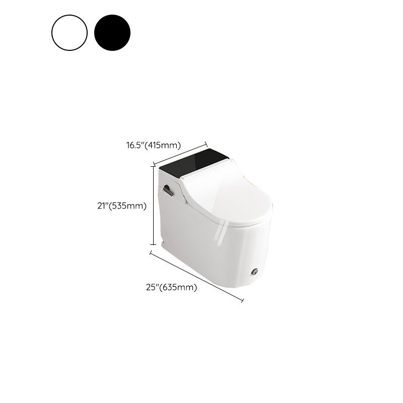 White Elongated Floor Mount Bidet Heated Seat Smart Bidet with Tank Clearhalo 'Bathroom Remodel & Bathroom Fixtures' 'Bidets' 'Home Improvement' 'home_improvement' 'home_improvement_bidets' 'Toilets & Bidets' 1200x1200_5feaf55e-9169-402a-a8c2-f4261fbd67b7