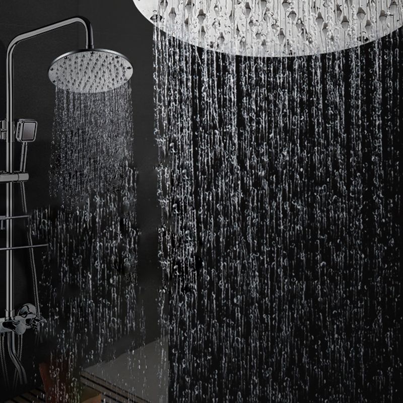 Contemporary Shower Head Combo Dual Shower Head Stainless Steel Wall-Mount Shower Head Clearhalo 'Bathroom Remodel & Bathroom Fixtures' 'Home Improvement' 'home_improvement' 'home_improvement_shower_heads' 'Shower Heads' 'shower_heads' 'Showers & Bathtubs Plumbing' 'Showers & Bathtubs' 1200x1200_60085075-ec25-45a9-b6c1-fa161e46e586
