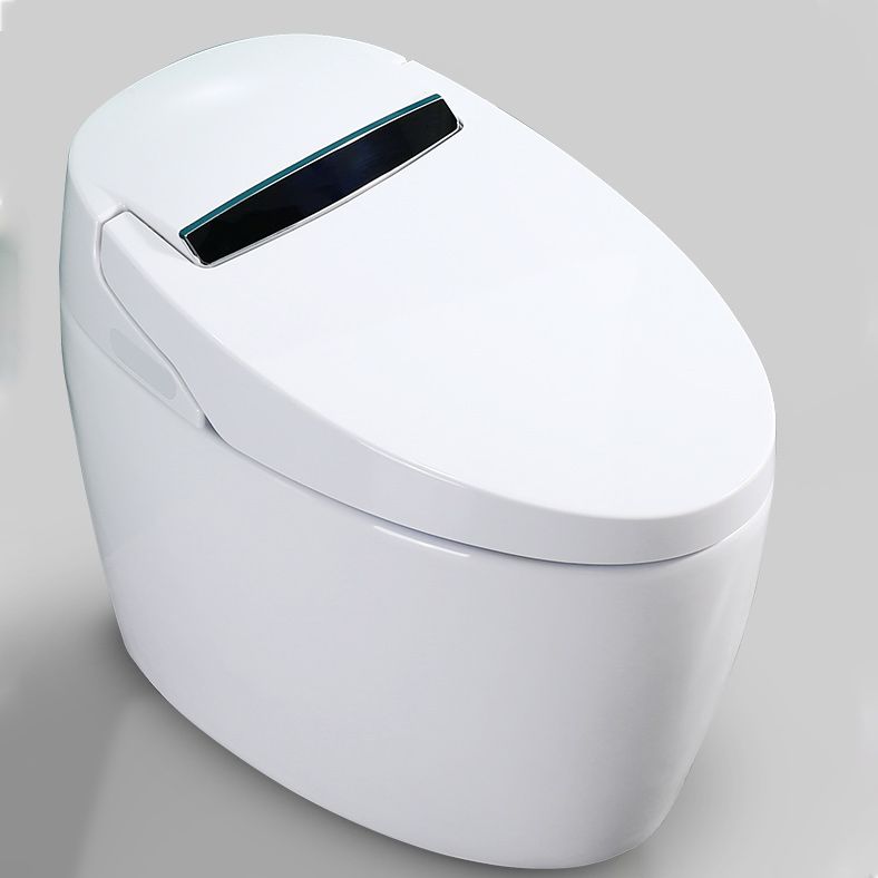 White Smart Toilet Elongated Temperature Control Floor Standing Bidet Clearhalo 'Bathroom Remodel & Bathroom Fixtures' 'Bidets' 'Home Improvement' 'home_improvement' 'home_improvement_bidets' 'Toilets & Bidets' 1200x1200_600b54e0-633f-41b4-8ccf-42f9b9027f22