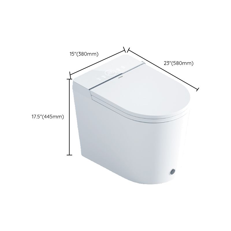 White Elongated Deodorizing Antimicrobial Floor Mount Bidet with Heated Seat Clearhalo 'Bathroom Remodel & Bathroom Fixtures' 'Bidets' 'Home Improvement' 'home_improvement' 'home_improvement_bidets' 'Toilets & Bidets' 1200x1200_6023ca9b-e3e2-42cb-99dd-3370deb82529